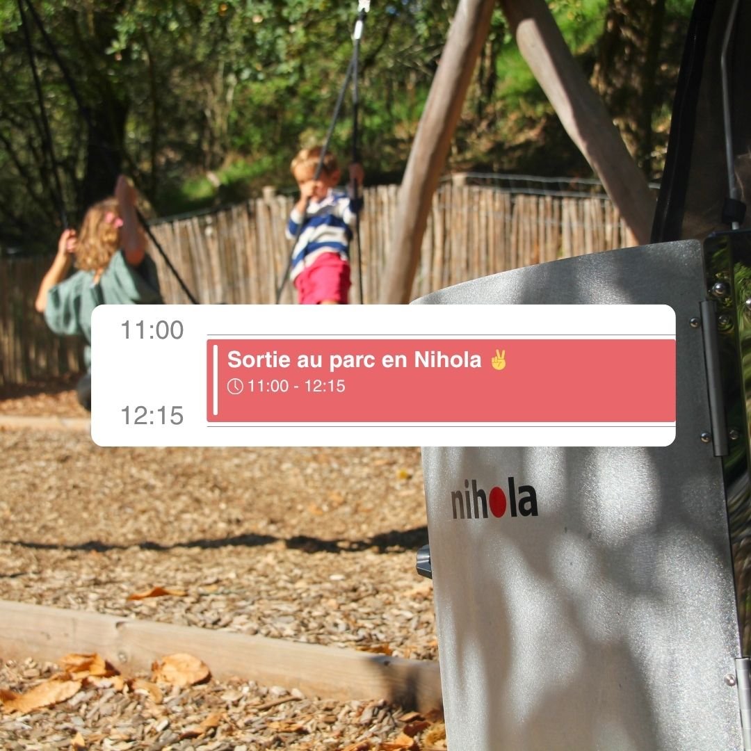 Sortie au parc en Nihola Cargo Family